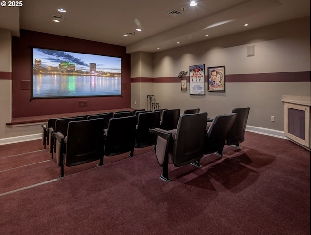 1231 NE Horizon Loop Unit 203, Hillsboro, OR 97124 - carpeted cinema room featuring baseboards and recessed lighting