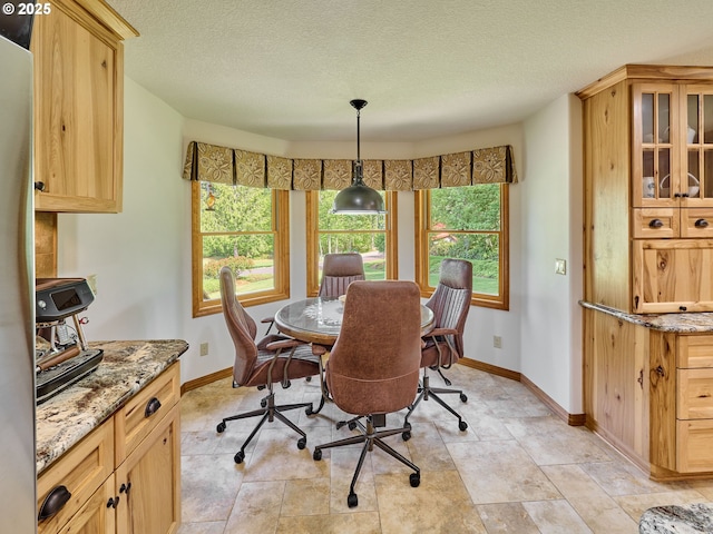 23456 S Schieffer Rd, Colton, OR 97017 - dining space with a textured ceiling and an office area