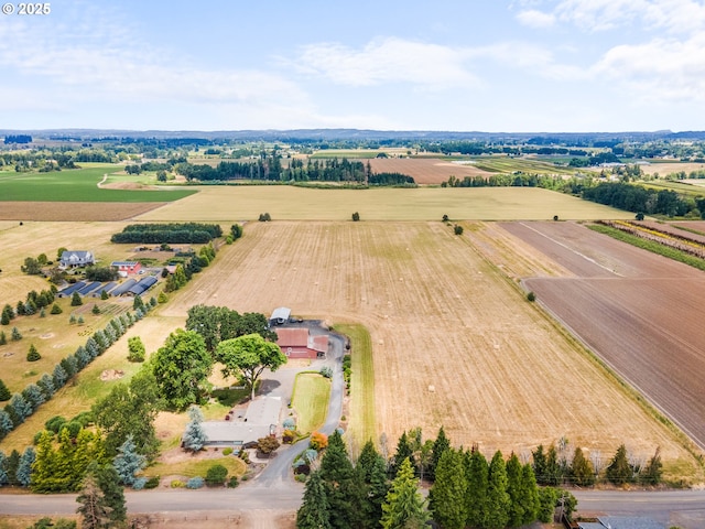8747 S Heinz Rd, Canby, OR 97013 - aerial view of sparsely populated area featuring rows of crops