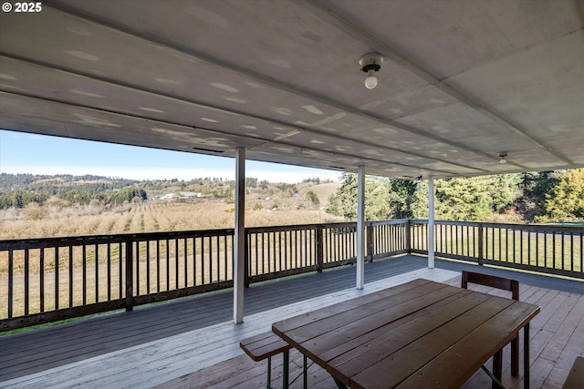 view of deck
