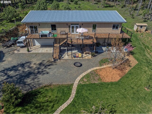 drone / aerial view