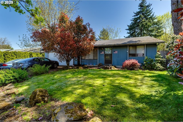 3911 Pam St, Eugene, OR 97402 - single story home with a front yard and a garage