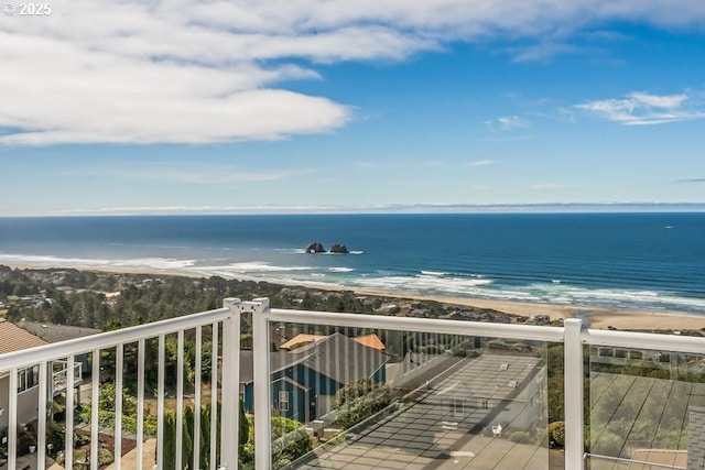 461 Terrace Dr, Rockaway Beach, OR 97136 - water view with nearby beach