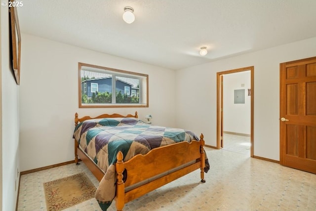 461 Terrace Dr, Rockaway Beach, OR 97136 - bedroom with baseboards and electric panel