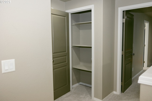 view of closet