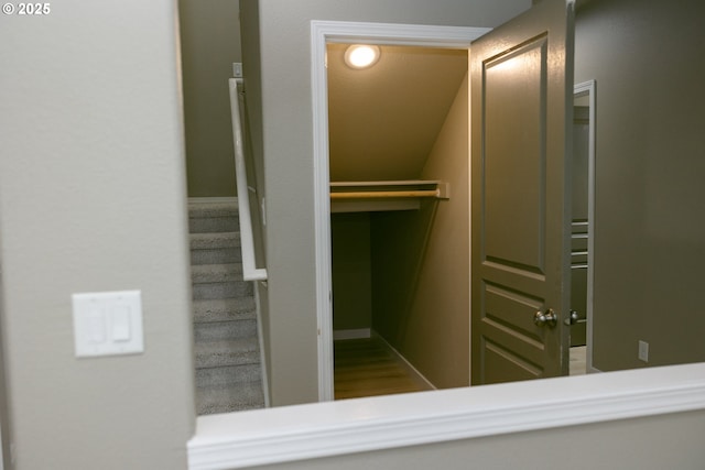 view of closet