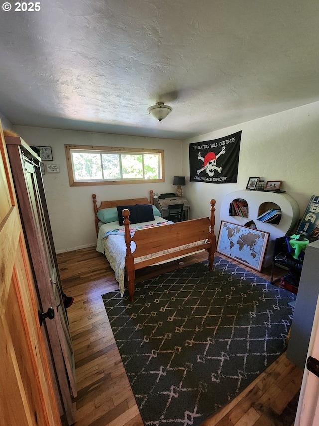 hall with wood finished floors