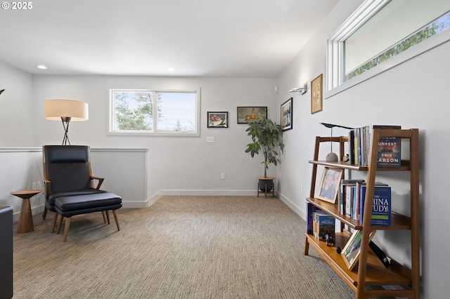 3701 SW 38th Ave, Portland, OR 97221 - living area with plenty of natural light, recessed lighting, and carpet