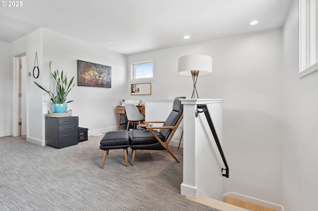 3701 SW 38th Ave, Portland, OR 97221 - living area with carpet flooring and recessed lighting