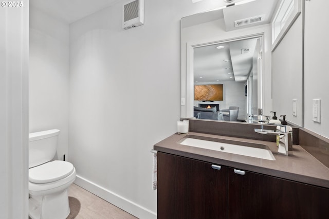 3701 SW 38th Ave, Portland, OR 97221 - half bathroom featuring vanity and recessed lighting