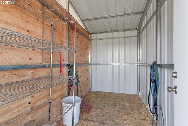 storage area featuring a garage