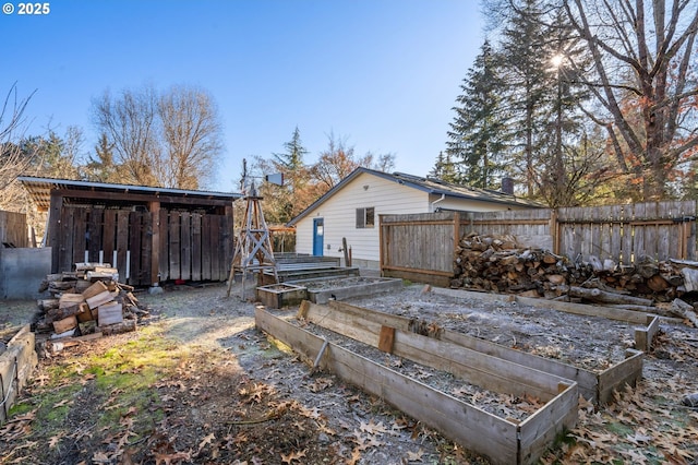 view of rear view of property