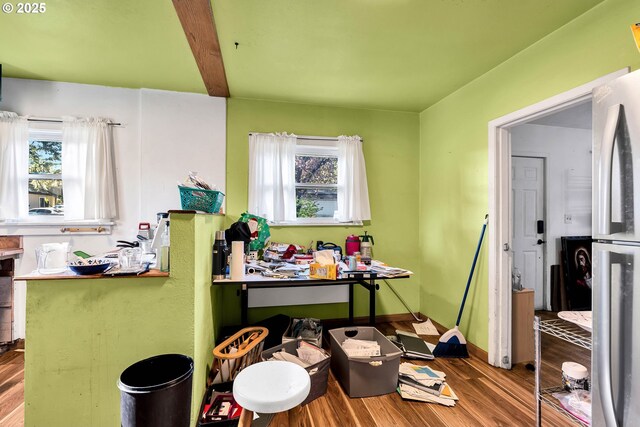 12107 SE Carlton St, Portland, OR 97266 - dining area with wood finished floors and baseboards
