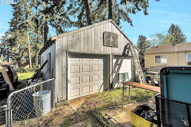 12107 SE Carlton St, Portland, OR 97266 - view of detached garage