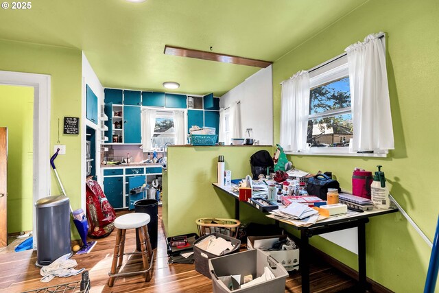 12107 SE Carlton St, Portland, OR 97266 - office space with wood finished floors