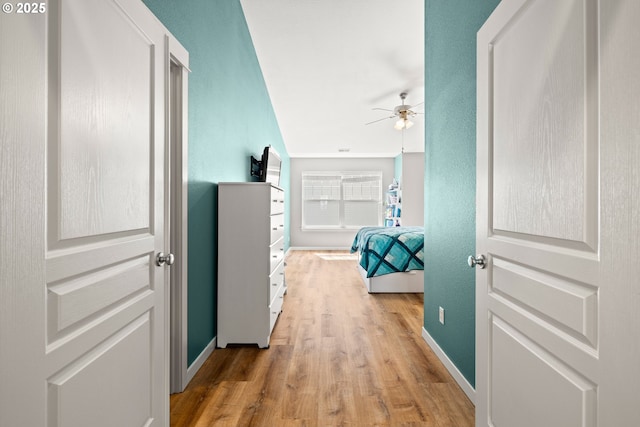 14640 SW Redbud Way, Beaverton, OR 97007 - hall featuring wood finished floors and baseboards