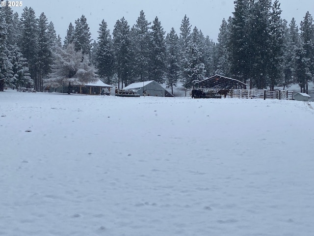 39798 Bear Gulch Rd, Sumpter, OR 97877 - view of snowy yard