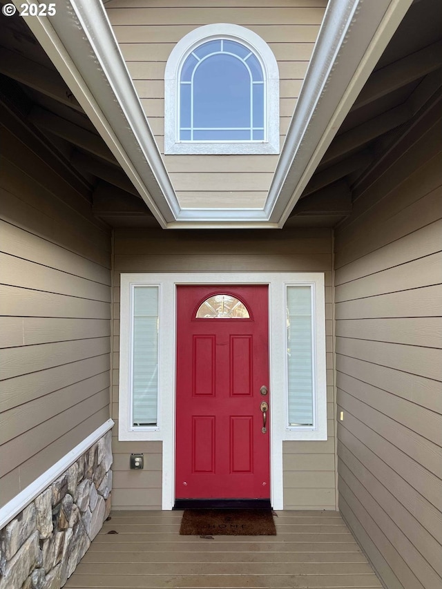 view of entrance to property