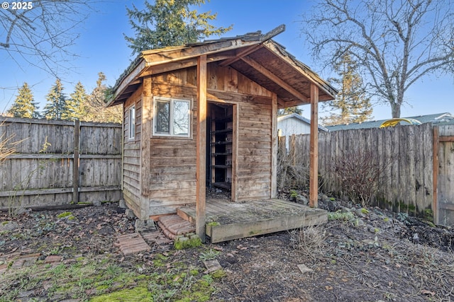 view of outbuilding