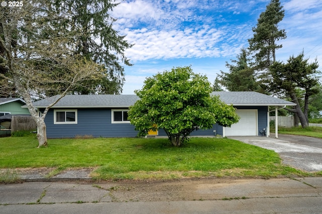 567 NW Cedar Ct, Warrenton, OR 97146 - view of front of home featuring an attached garage, asphalt driveway, and a shingled roof