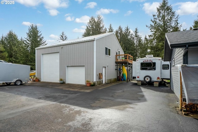 7655 Elliott St, Bay City, OR 97107 - view of detached garage