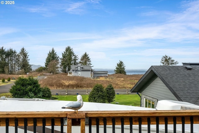 7655 Elliott St, Bay City, OR 97107 - view of yard featuring a water view