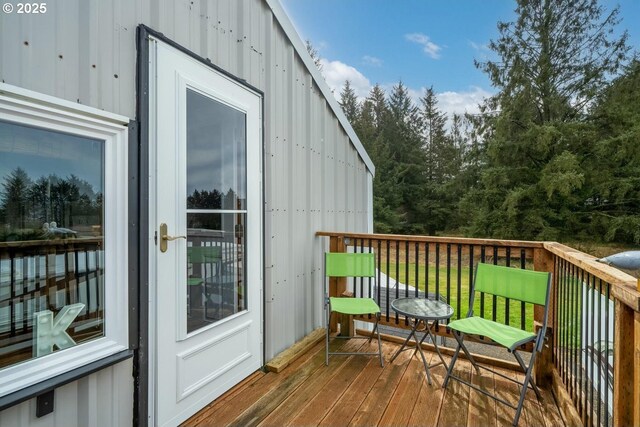 7655 Elliott St, Bay City, OR 97107 - view of wooden terrace
