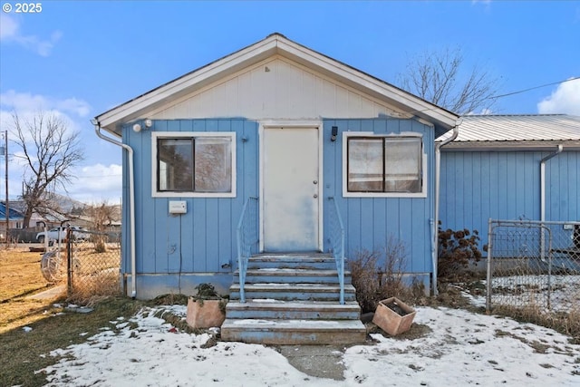 view of bungalow-style home