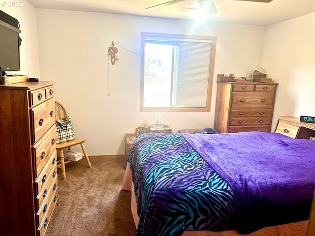 1021 Starlight St, The Dalles, OR 97058 - carpeted bedroom with ceiling fan and baseboards