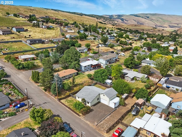 1021 Starlight St, The Dalles, OR 97058 - aerial view of residential area with mountains