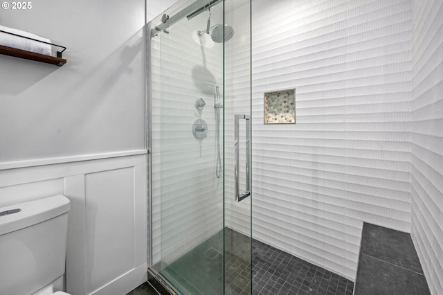 1040 NW Naito Pkwy Unit O-10, Portland, OR 97209 - bathroom featuring a stall shower and toilet