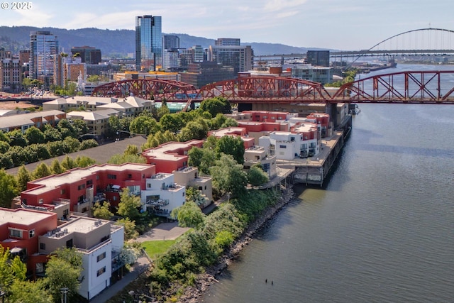1040 NW Naito Pkwy Unit O-10, Portland, OR 97209 - view of urban area featuring a notable bridge and a large body of water