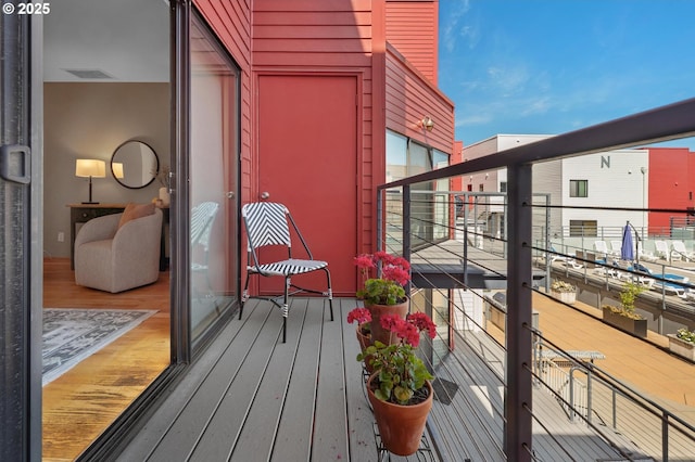 1040 NW Naito Pkwy Unit O-10, Portland, OR 97209 - view of balcony