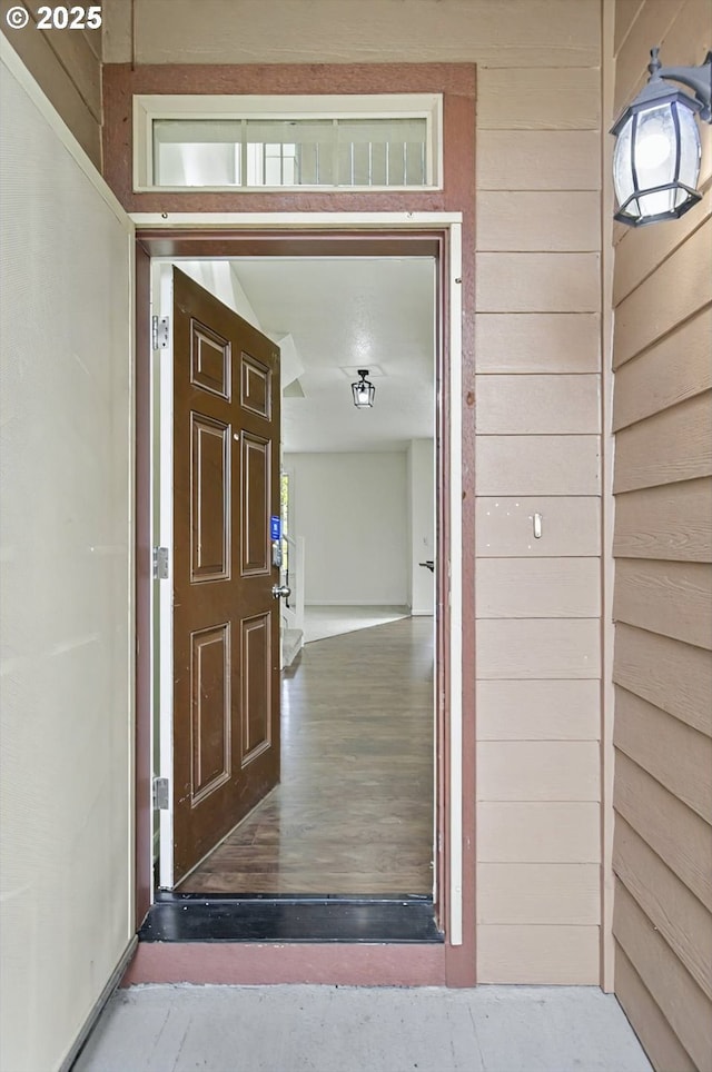 view of exterior entry
