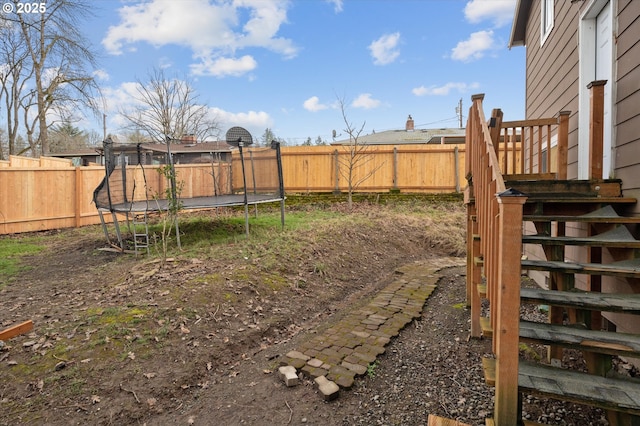 7080 SW Taylors Ferry Rd, Portland, OR 97223 - fenced backyard with a trampoline
