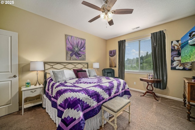 2356 Benjamin Ave, Salem, OR 97304 - bedroom with carpet flooring, baseboards, and ceiling fan