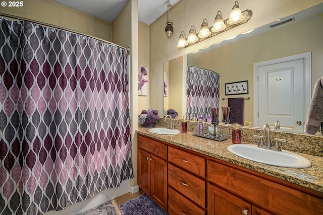2356 Benjamin Ave, Salem, OR 97304 - full bath with double vanity and tile patterned floors