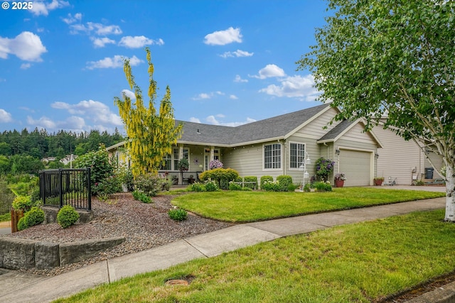 2356 Benjamin Ave, Salem, OR 97304 - single story home with a garage, a front lawn, and roof with shingles