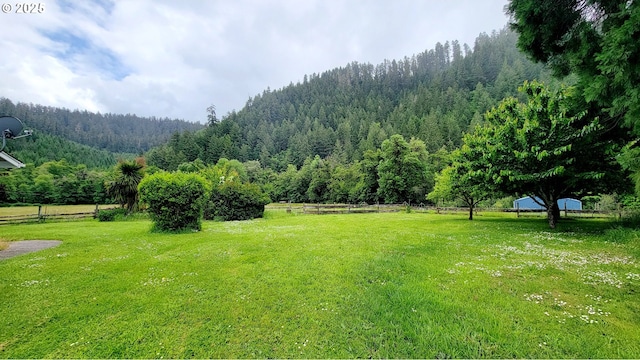 2965 S Myrtle Rd, Myrtle Creek, OR 97457 - view of yard with a forest view