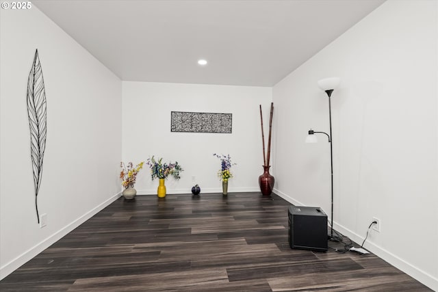 32475 Beymer Rd, Eugene, OR 97405 - spare room featuring recessed lighting, wood finished floors, and baseboards