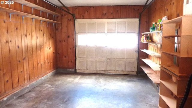 610 Bluff Rd, Klickitat, WA 98628 - garage featuring wooden walls