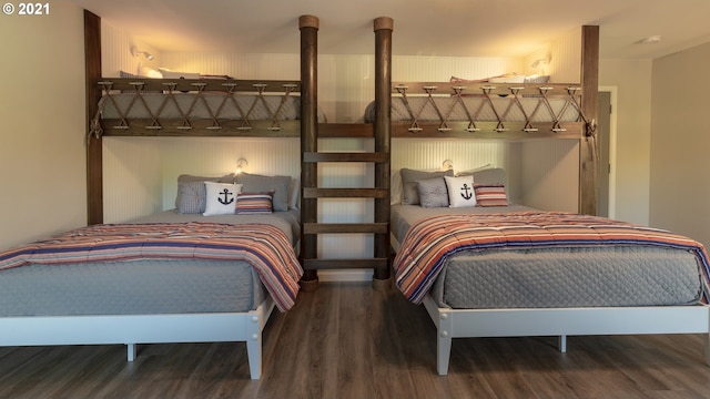 7304 SW Pacific Coast Hwy, Waldport, OR 97394 - bedroom with wood finished floors