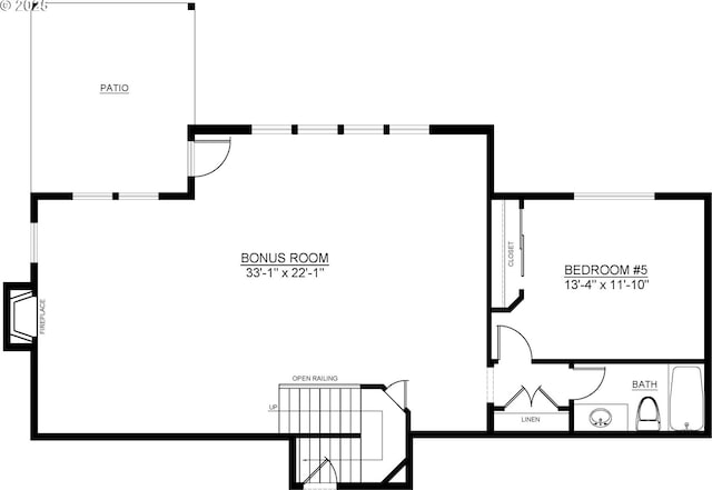17733 NW Layla Ter Lot 6, Portland, OR 97229 - floor plan / room layout