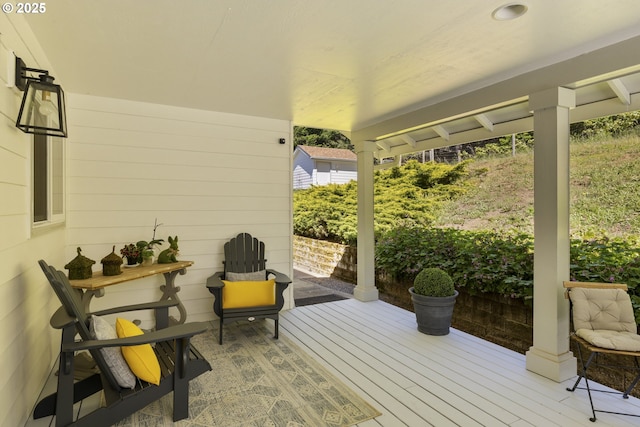 17385 NE Fairview Dr, Dundee, OR 97115 - view of wooden terrace