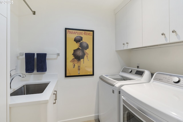 17385 NE Fairview Dr, Dundee, OR 97115 - laundry room with cabinet space and separate washer and dryer
