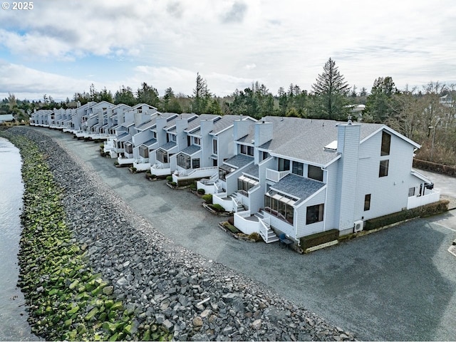 bird's eye view featuring a residential view