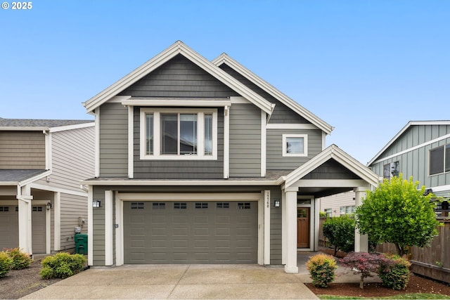 17760 SW Robert Ln, Beaverton, OR 97078 - view of front facade with an attached garage and concrete driveway