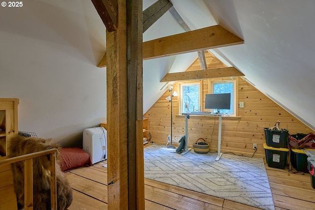 83863 Ollokot Ln, Joseph, OR 97846 - bonus room featuring hardwood / wood-style flooring and wooden walls