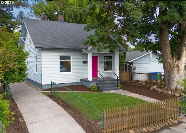 320 NE 75th Ave, Portland, OR 97213 - bungalow-style house with roof with shingles and a chimney