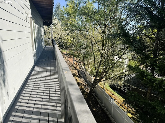 view of property exterior with fence private yard